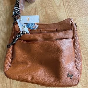 Lug Vegan Faux Leather Messenger - Cable Car VL